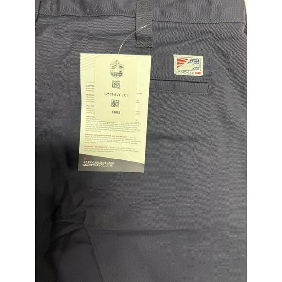 Tyndale Pants Mens 38x34 Arc Rated Cat 2 Blue Flame Resistant Workwear Twill NWT - Picture 7 of 7
